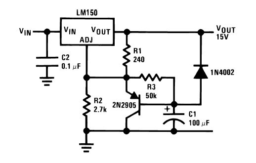 LM317 Soft Start